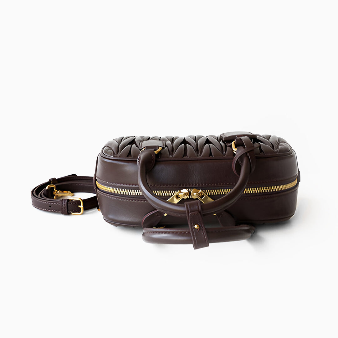 Bolso cruzado plisado Piper(Eduard Images)