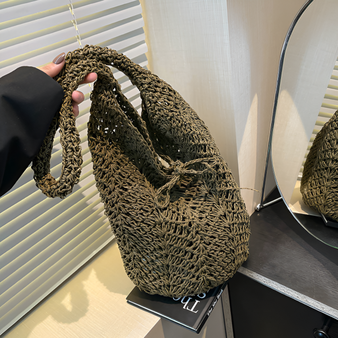 <tc>Bolso bandolera Raya de paja</tc>