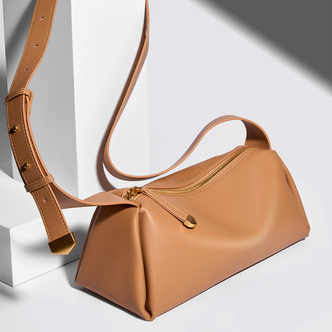 <tc>Bolso baguette de piel suave Elodie</tc>