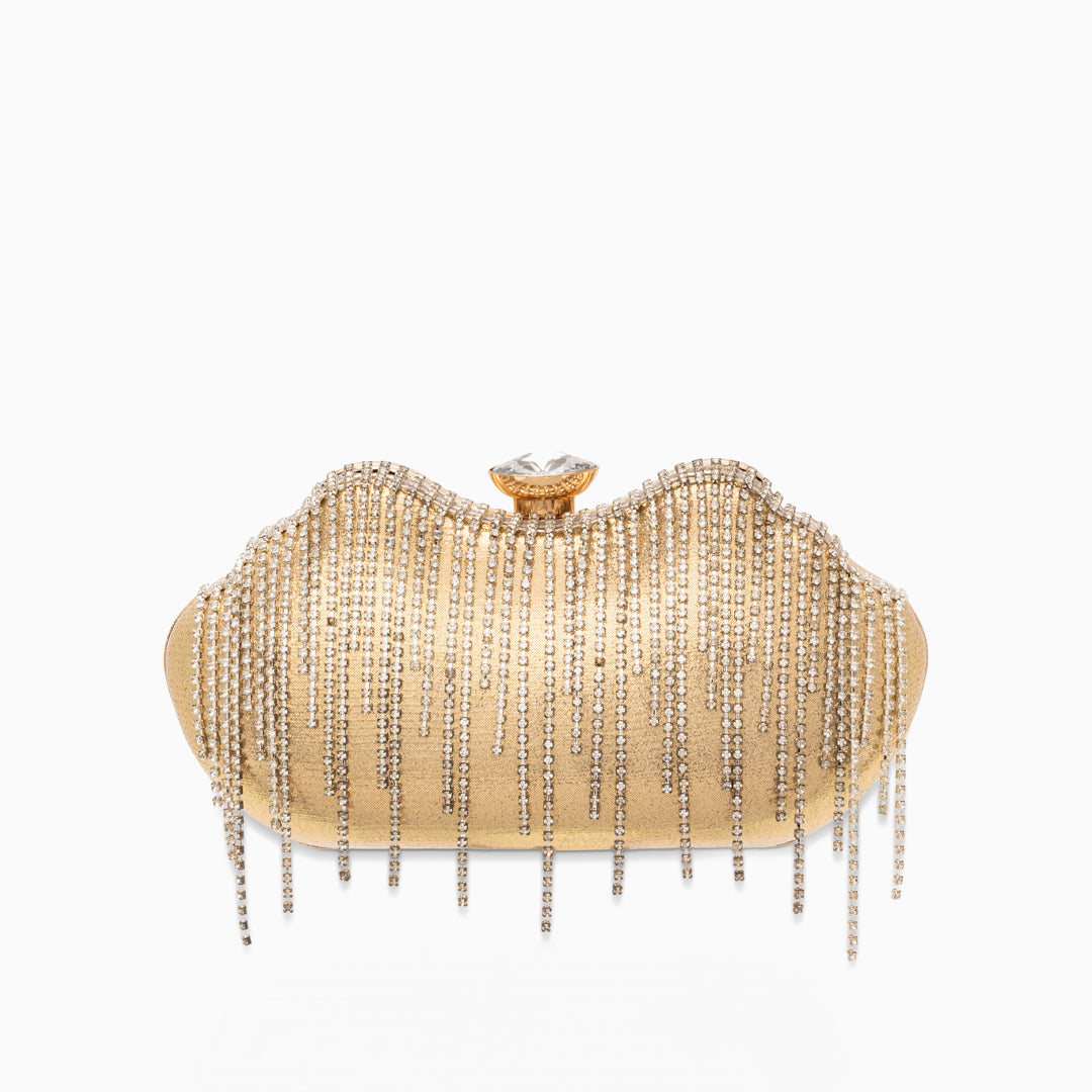 <tc>Bolso con flecos de cristal Ambrinee</tc>