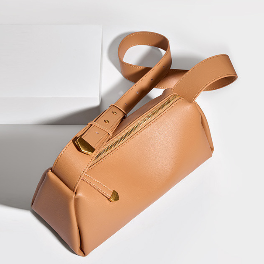 <tc>Bolso baguette de piel suave Elodie</tc>