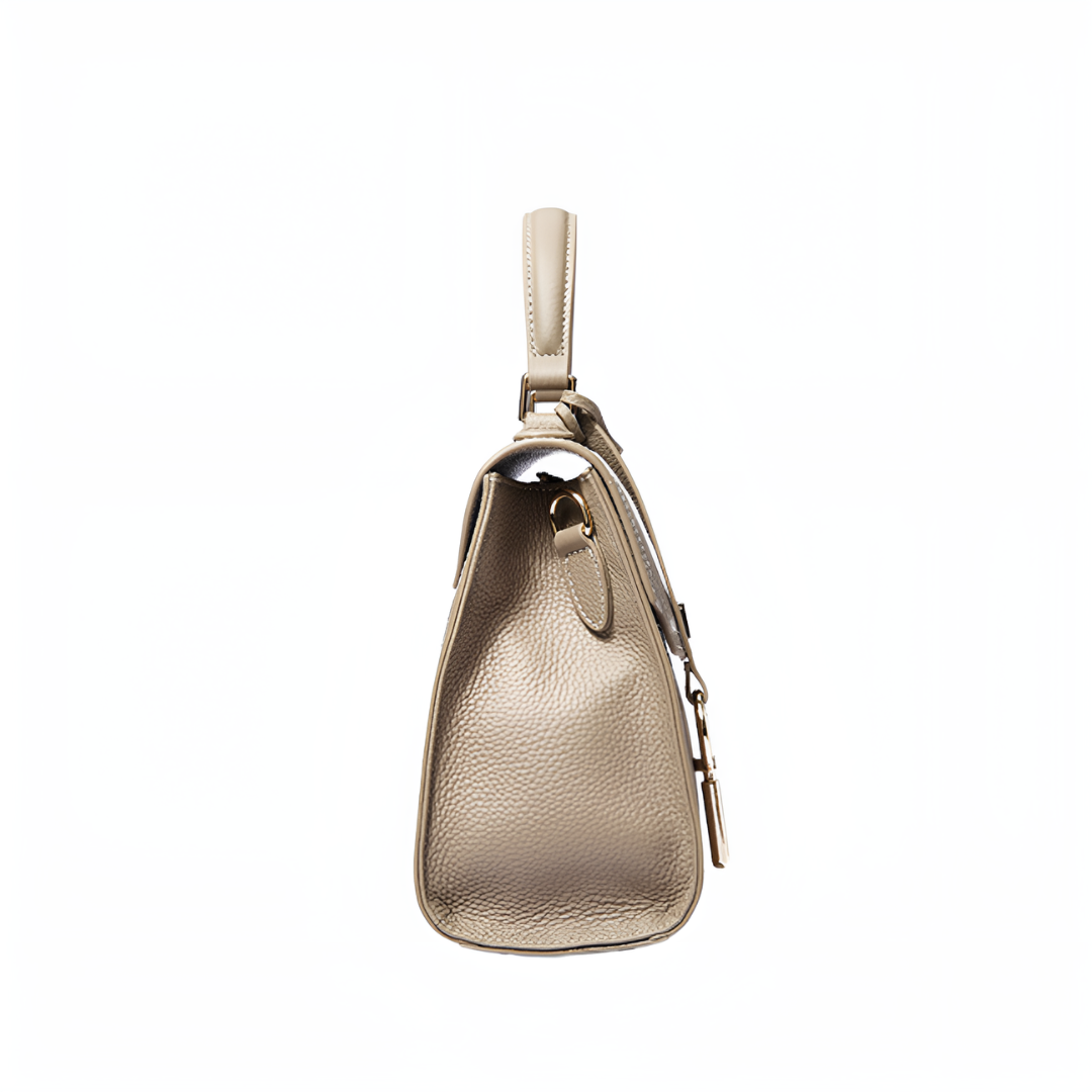 <tc>Bolso de mano estructurado de piel Aubri</tc>