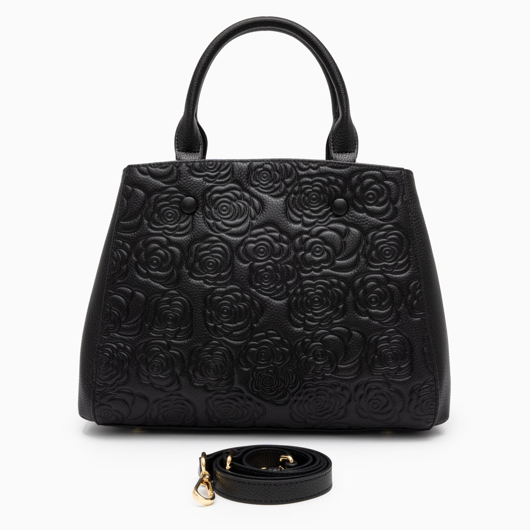 <tc>Bolso con relieve floral Stacy</tc>
