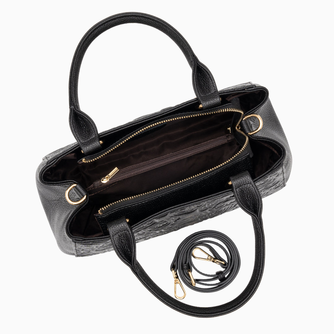 <tc>Bolso con relieve floral Stacy</tc>