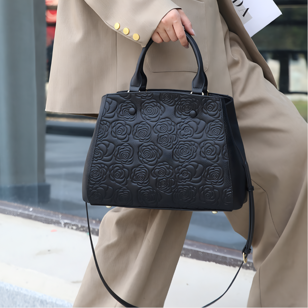 <tc>Bolso con relieve floral Stacy</tc>