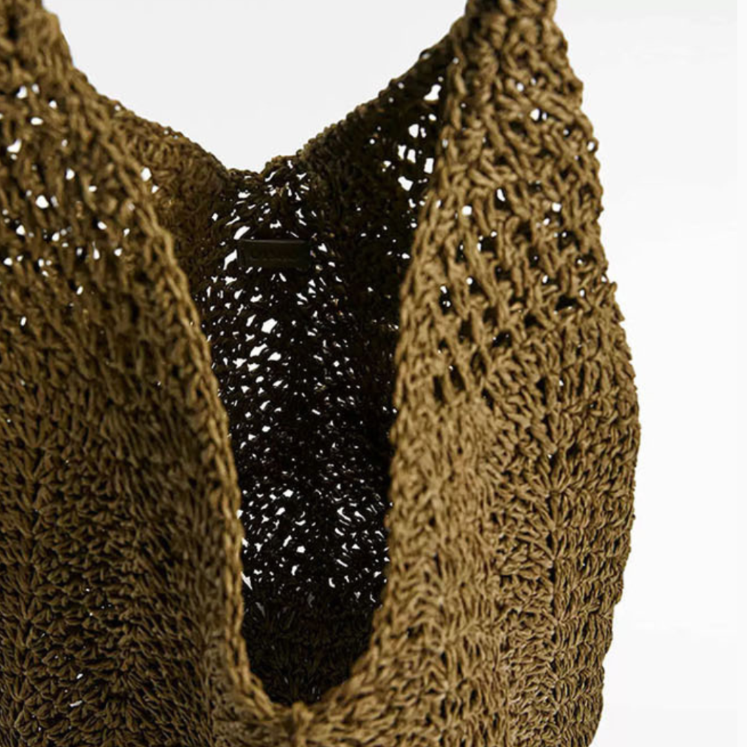 <tc>Bolso bandolera Raya de paja</tc>