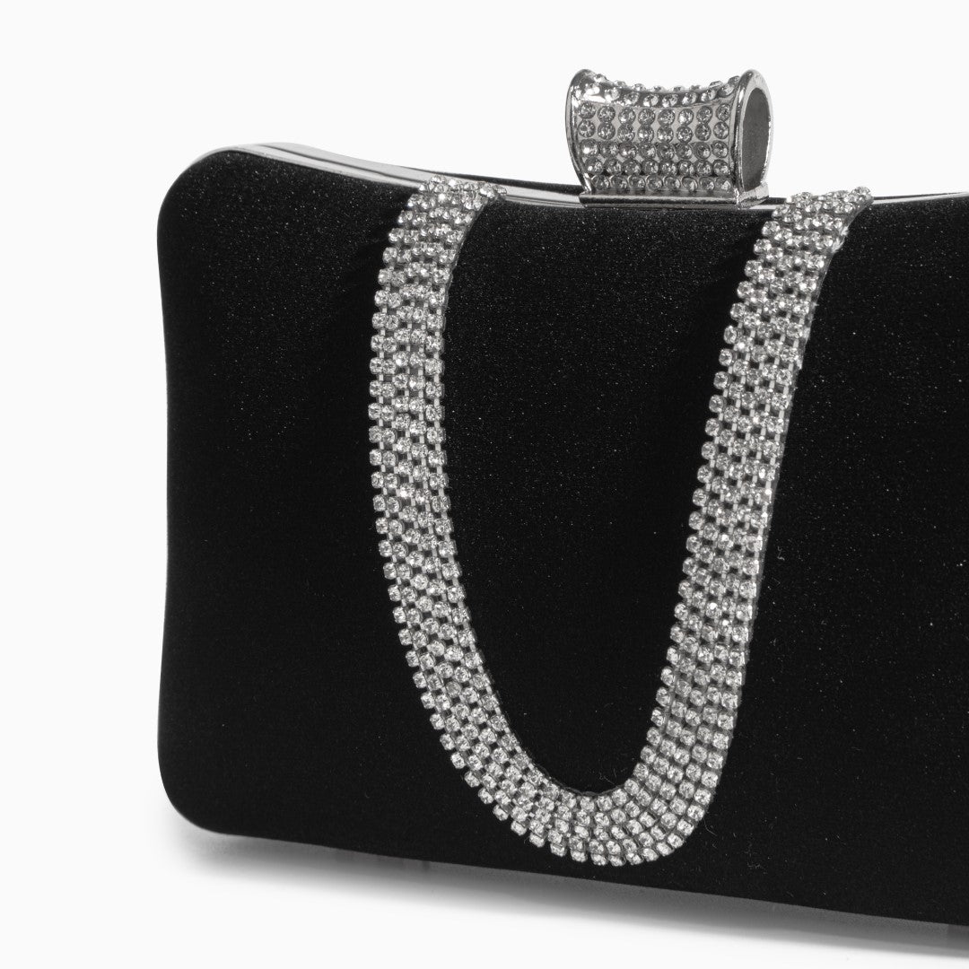 (CS) Bolsa de terciopelo Sparkles Clutch