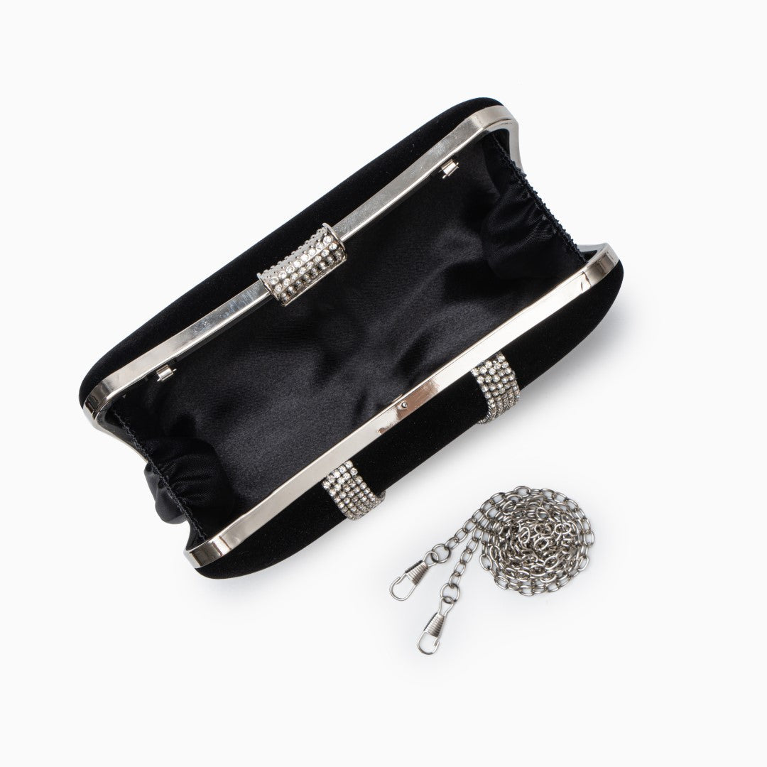 (CS) Bolsa de terciopelo Sparkles Clutch