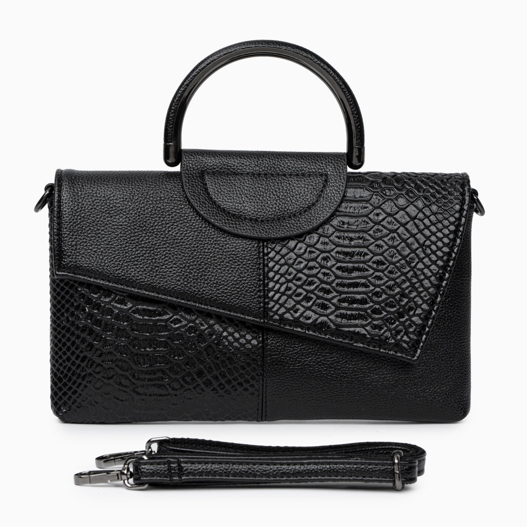 Bolso de hombro Maddy de piel suave