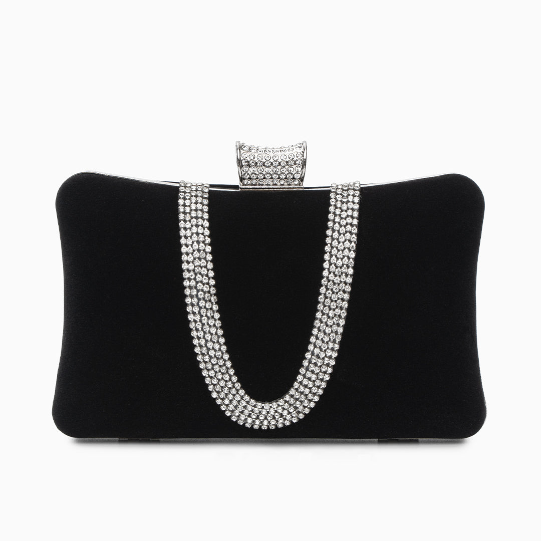 (CS) Bolsa de terciopelo Sparkles Clutch