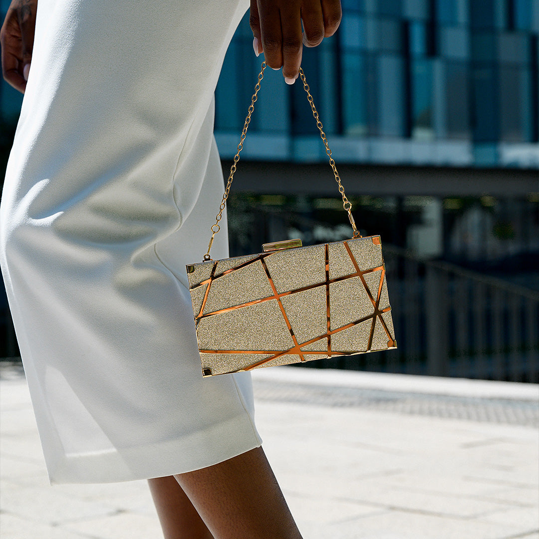 Geometric Clutch Bag