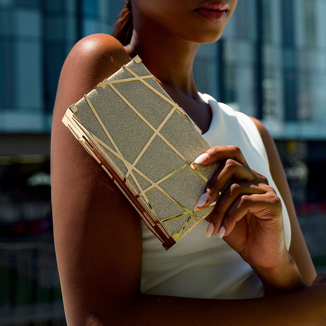 Geometric Clutch Bag