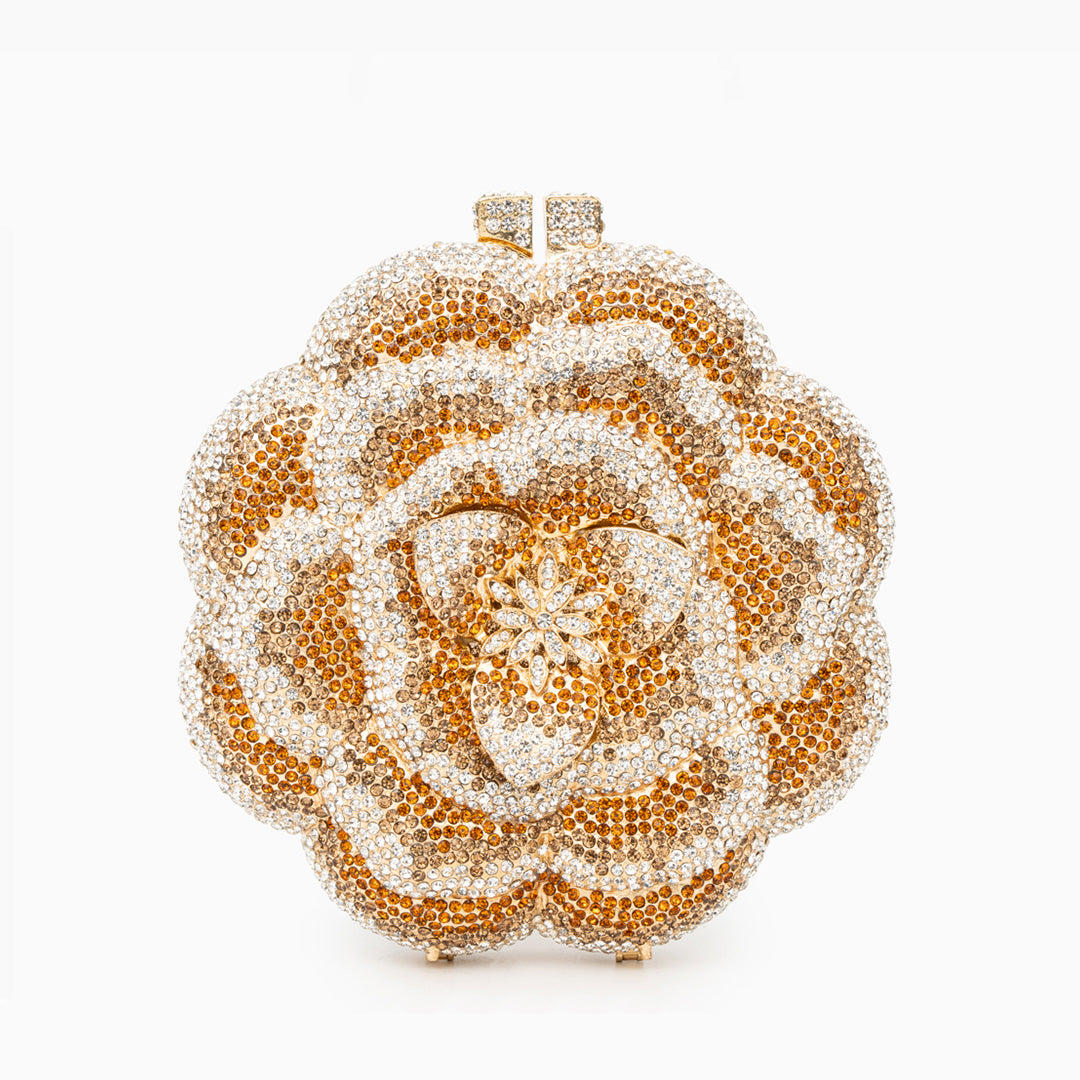 Bolso de mano Jeline Flower - Oro