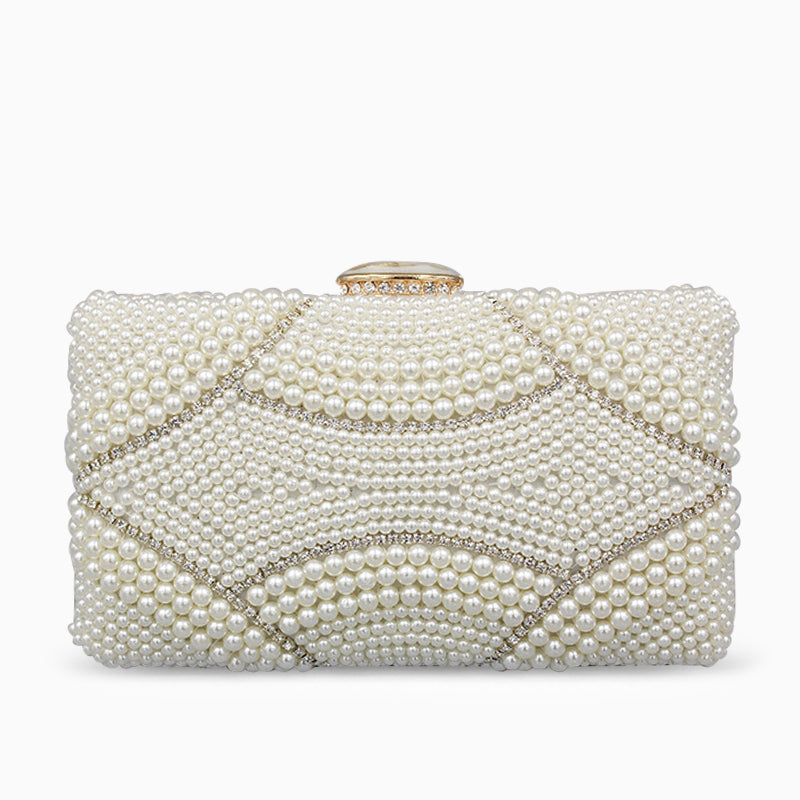 Bolso Violeta Pearl Clutch