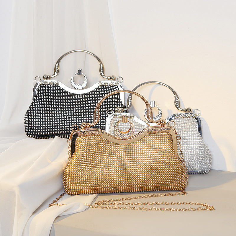 Bolso Kirsten con diamantes incrustados